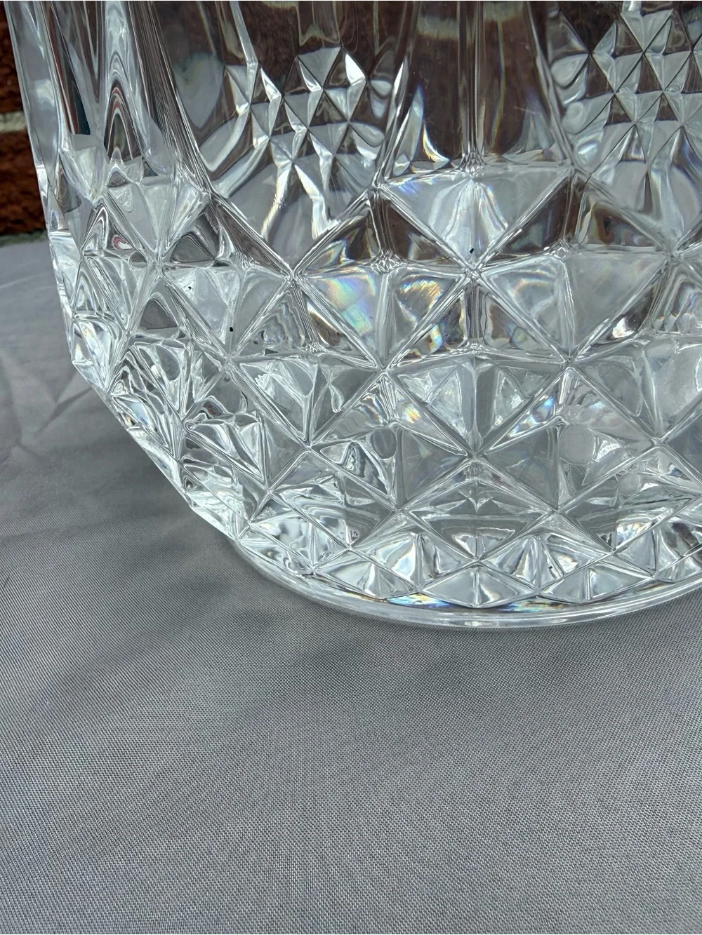 Cristal d’Arques Longchamp Crystal Champagne Bucket Vintage France